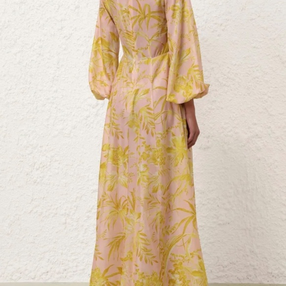 Zimmermann golden Silk Maxi Dress - Picture 3 of 9